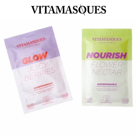 VITAMASQUES BIODEGRADABLE FACE MASKS - Picture 1 of 9